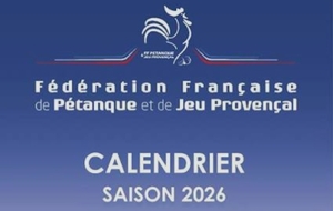 Calendrier prévisionnel CD78 2026