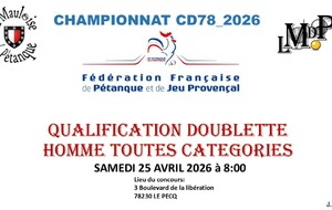 QUALIFICATION DOUBLETTE HOMME TOUTES CATEGORIES