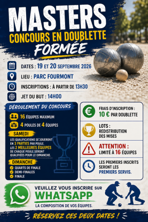 Concours les MASTERS