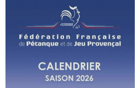 Calendrier prévisionnel CD78 2026